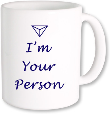 

PhotogiftsIndia I Am Your Person Ceramic Mug(325 ml), Multicolor
