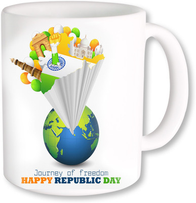 

PhotogiftsIndia Happy Republic Day 08 Ceramic Mug(325 ml), Multicolor