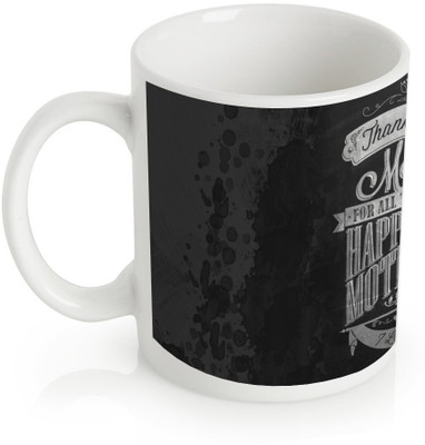 60% OFF on StyBuzz Thank You Mom Mothers Day Porcelain Mug(300 ml)