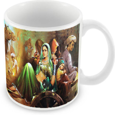 

Sleep Nature's SN-MG-351 Ceramic Mug(350 ml), Multicolor