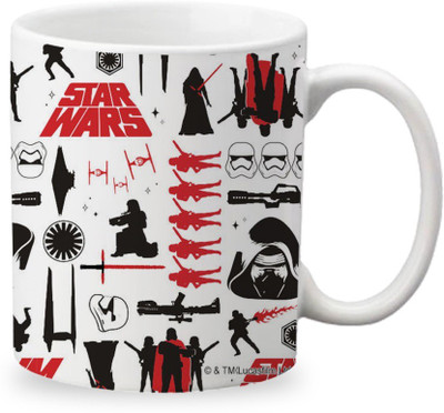 

ORKA Team Star Wars Digital Printed Ceramic Mug(350 ml), Multicolor