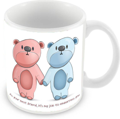 

Sleep Nature's SN-MG-1217 Ceramic Mug(350 ml), Multicolor