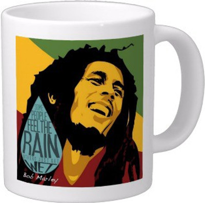 

Exoctic Silver Bob Marley Collector Edition Series 01 Ceramic Mug(300 ml), Multicolor