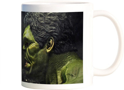 

Rangeele Inkers Terminator Vs Hulk Ceramic Mug(300 ml), Multicolor