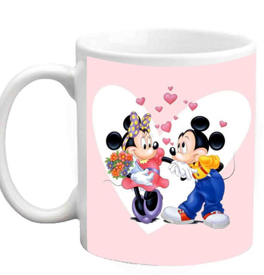 

Raj Laxmi Tom & Jerry Love Theem White Ceramic Mug(350 ml)