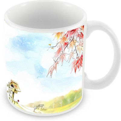 

Sleep Nature's SN-MG-1360 Ceramic Mug(350 ml), Multicolor