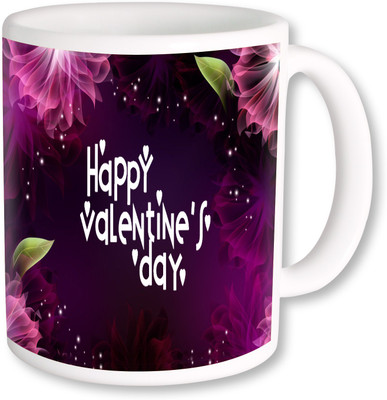 

PhotogiftsIndia Happy Valentine Day 12 Ceramic Mug(325 ml), Multicolor