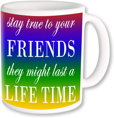 

PhotogiftsIndia Happy Friendship Day 075 Ceramic Mug(350 ml), Multicolor