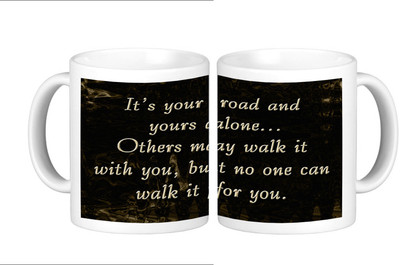 

Shopmillions Its My way Ceramic Mug(300 ml), Multicolor