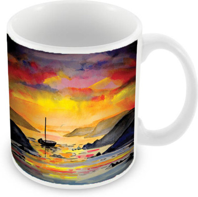 

Sleep Nature's SN-MG-1616 Ceramic Mug(350 ml), Multicolor