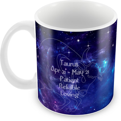 

Posterboy Taurus Zodiac Sign Ceramic Mug(350 ml), Multicolor