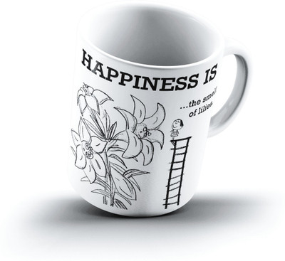 

Ucard Happiness Is1593 Bone China, Ceramic, Porcelain Mug(325 ml)