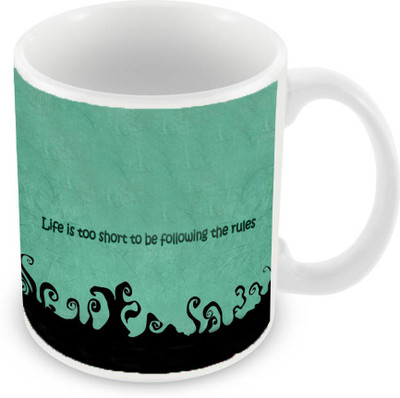 

Sleep Nature's SN-MG-1635 Ceramic Mug(350 ml), Green
