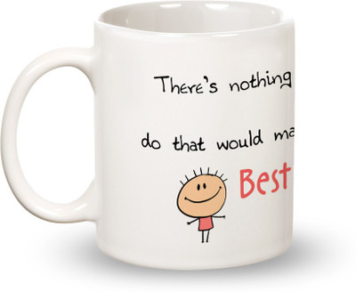 

Posterboy Best Friend Ceramic Mug(350 ml), Multicolor