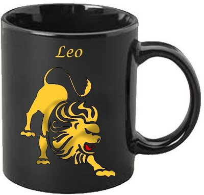 Smileonline Zodiac Coffee - Gold - Leo Ceramic Mug available at flipkart for Rs.390