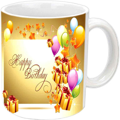 

Raj Laxmi birthday gifts white Ceramic Mug(350 ml)