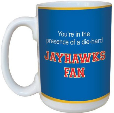

Tree-Free Greetings Greetings lm44749 Jayhawks College Basketball Ceramic with Full-Sized Handle, 15-Ounce Ceramic Mug(60 ml), Multicolor