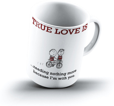 

Ucard Happiness Is1338 Bone China, Ceramic, Porcelain Mug(325 ml)