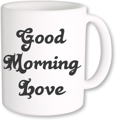 

PhotogiftsIndia Good Morning Love 005 Ceramic Mug(325 ml), Multicolor