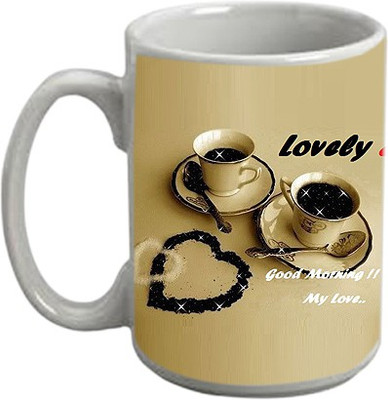 

Instyler MG41 Ceramic Mug(350 ml), Multicolor