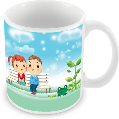Sleep Nature's SN-MG-2608 Ceramic Mug(350 ml), Multicolor