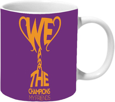 

Mooch Wale We Are The Champions Ceramic Mug(325 ml), Multicolor