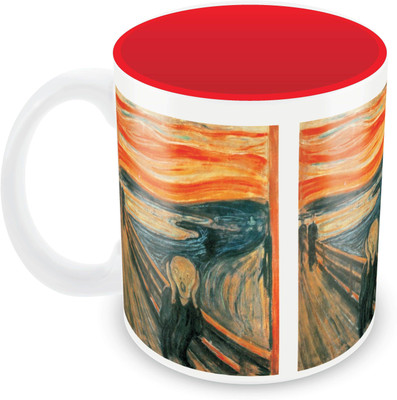 

Posterboy The Scream Ceramic Mug(350 ml), Multicolor