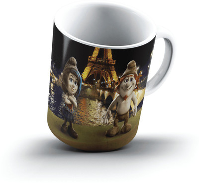 

Ucard Smurfs1000 Bone China, Ceramic, Porcelain Mug(325 ml), Multicolor