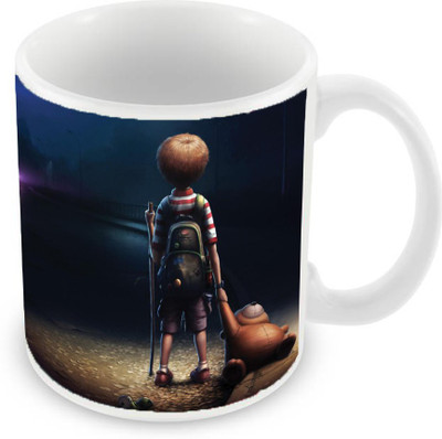 Sleep Nature's SN-MG-1863 Ceramic Mug(350 ml), Multicolor
