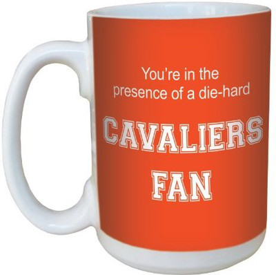 

Tree-Free Greetings Greetings lm44942 Cavaliers College Basketball Ceramic with Full-Sized Handle, 15-Ounce Ceramic Mug(60 ml), Multicolor