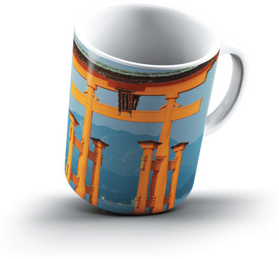 

Ucard Miyajima Japan2492 Bone China, Ceramic, Porcelain Mug(325 ml), Multicolor