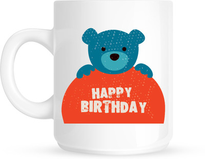 HuppmeGift Birthday13 White Ceramic Mug(350 ml)