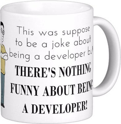 

Exoctic Silver Quoteds ooooo13 Ceramic Mug(300 ml), Multicolor