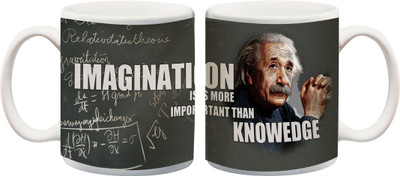 

Posterboy Einstein Ceramic Mug(350 ml), Multicolor