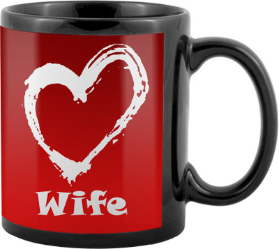 

SKY TRENDS World's Best Gifts For Valentine Girlfriend Boyfriend Friend Husband Wife Anniversary & Birthday Design Code 013 Ceramic Mug(325 ml), Black
