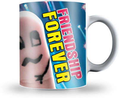 

Presto Friendship Day Gifting for Friends Ceramic Mug(330 ml), White