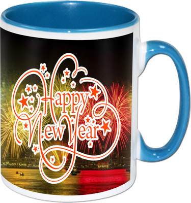 

Heyworlds new year gifts 0011 Ceramic Mug(325 ml), Multicolor