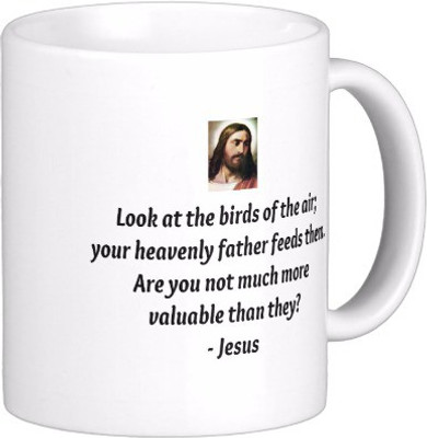 

Exoctic Silver Best Quoted Coffee 00006 Ceramic Mug(300 ml), Multicolor