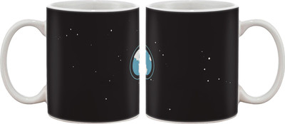 

Artifa Earth Planet Artistic Porcelain, Ceramic Mug(350 ml), Multicolor