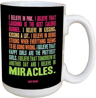 

Tree-Free Greetings Greetings 45670 Sansaara Believe In You Ceramic with Full-Sized Handle, 15-Ounce Ceramic Mug(60 ml), Multicolor