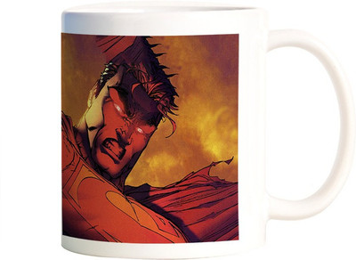 

Rangeele Inkers Superman Evil Ceramic Mug(300 ml), Multicolor