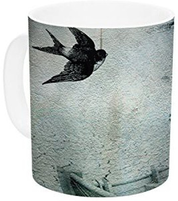 

Kess InHouse InHouse Suzanne Carter Rain Ceramic Coffee, 11 oz, Multicolor Ceramic Mug(60 ml)