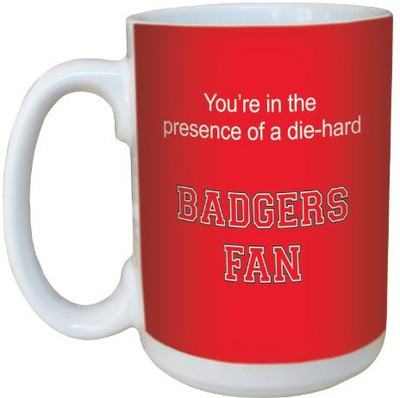 

Tree-Free Greetings Greetings lm44959 Badgers College Basketball Ceramic with Full-Sized Handle, 15-Ounce Ceramic Mug(60 ml), Multicolor