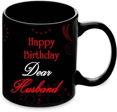 

alwaysgift Happy Birthday Dear Husband Ceramic Mug(350 ml), Multicolor