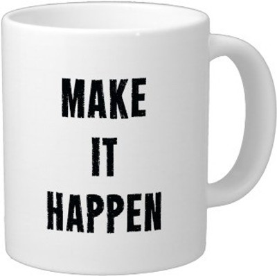 Exoctic Silver Mast Quotes A013 Ceramic Mug(250 ml), Black;white