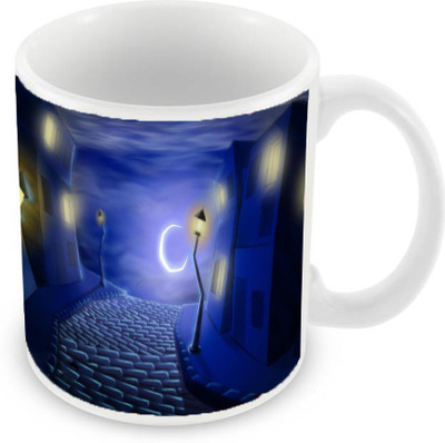 

Sleep Nature's SN-MG-1410 Ceramic Mug(350 ml), Blue