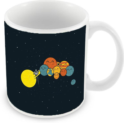 

Sleep Nature's SN-MG-2076 Ceramic Mug(350 ml), Multicolor