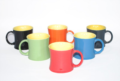 

Puncham MulticolorPipe Ceramic(Multicolor, Pack of 6)