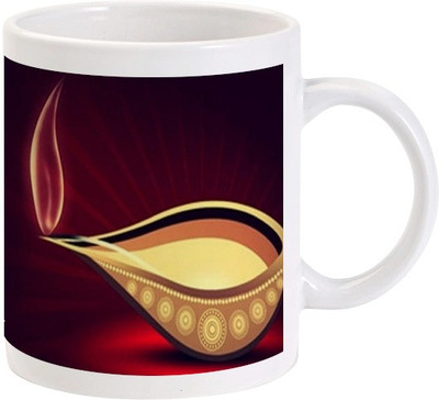 

Lolprint 35 Diwali Ceramic Mug(325 ml)