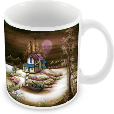 

Sleep Nature's SN-MG-207 Ceramic Mug(350 ml), Multicolor